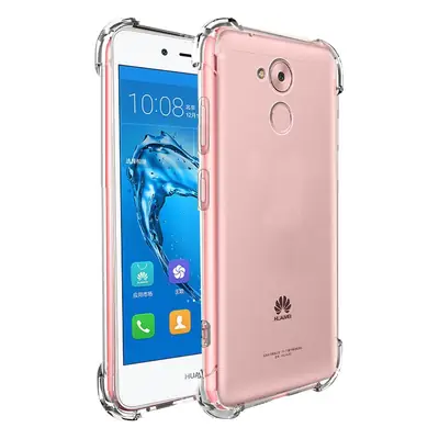 Honor 500 Phone Case Anti-Drop Clear Pink