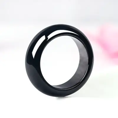 Jadeite Ink Jade Ring for Men Women Ice Jade Wholesale