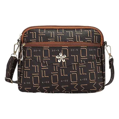 Korean Print Crossbody Bag for Women Large Capacity