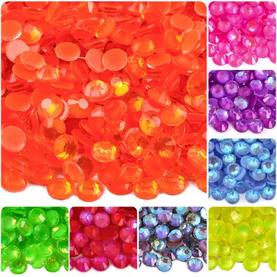 Fluorescent AB Glass Drill Crystal Drill Mobile Phone Accessories