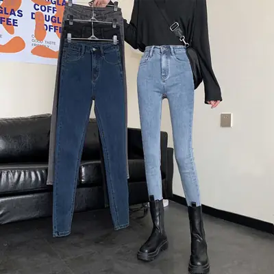 Women Skinny Jeans Fleece Lined Slim Fit 2020