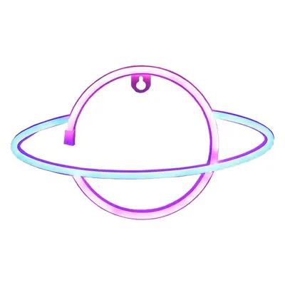 Led Planet Rocket Neon Light Wall Lantern