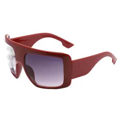 Black Frame Retro Sunglasses for Women