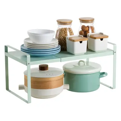 22cm High Black Metal Kitchen Shelf
