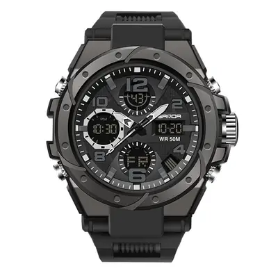 Sanda Gold Digital Watch for Men Women Sports Outdoor Waterproof