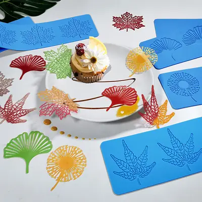 Sanxin Leaf Vein Cake Edge Decorative Silicone Mold