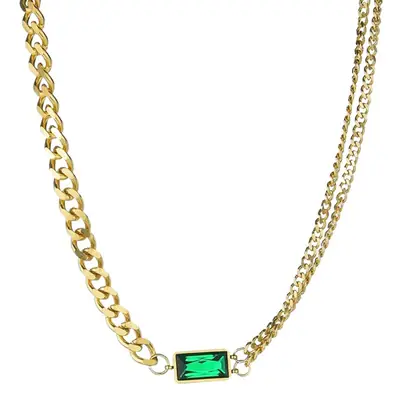 European American Stitching Chain Distinctive Fashion Short Clavicle Chain
