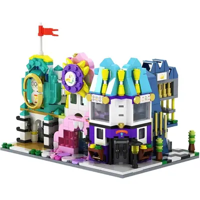 Lemon Block Building Blocks for Girls 136 Part Small Assembly Toy