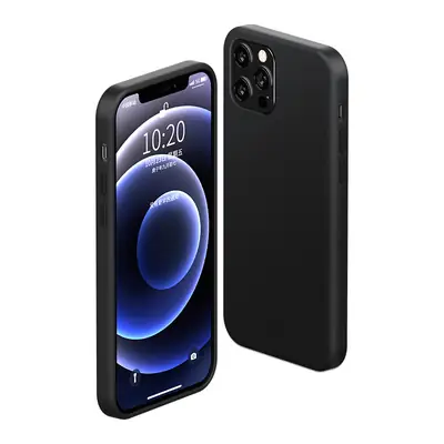 Frosted Tpu Leather Phone Case Black