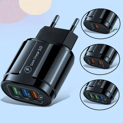 Fast Charging 5V 2A Dual USB Mobile Charger