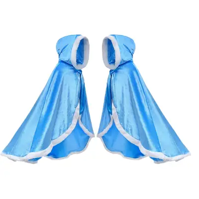 Red Frozen Aisha Princess Cape Shawl for Girls