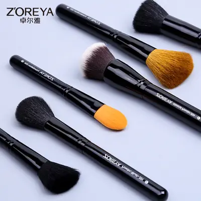 Zhuoerya Black Makeup Brush Blush Eyelash Roll Single