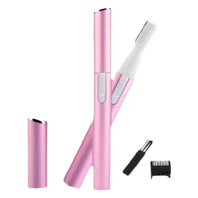 Pink Electric Eyebrow Trimmer for Women