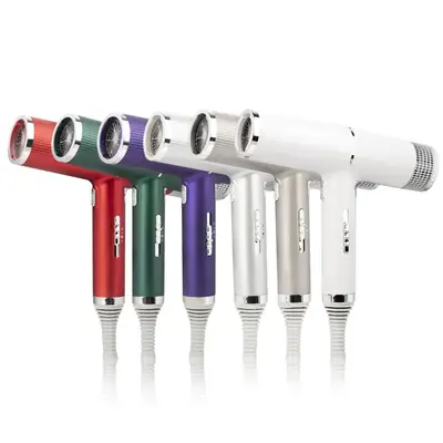Electric Mini Hair Dryer with 4 Attachments
