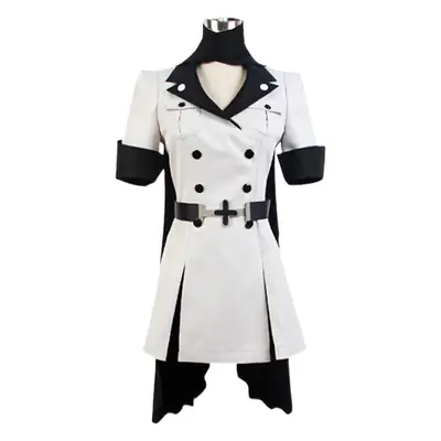 Anime Cosplay Cosplay Suit White Black Full Set Women
