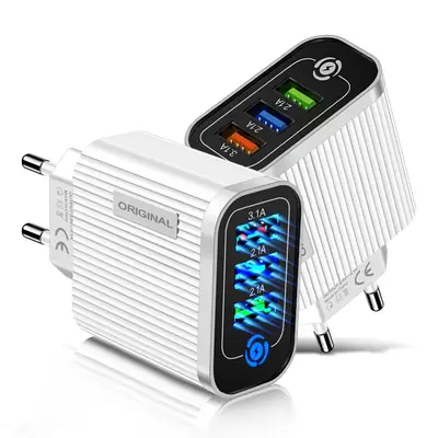 3 USB 2.1 A Smart Travel Charging Head