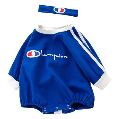 Baby Striped Leggings with Champion Logo for Boys Girls