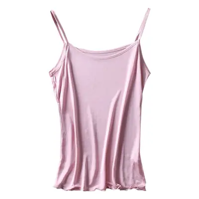 Pink Silk Sling Shirt Base Multi-color Optional