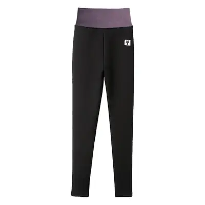 Women Dark Grey Kitten Fleece Leggings 2025