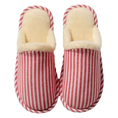 Cixi Cotton Slippers for Women Spring and Autumn Home Use Winter Indoor Non-slip Home Warm Winter Fur Plush Couple Men