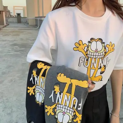 Women Graphic T-Shirt Summer 2025 Loose Fit