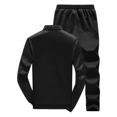 Men's Black H2A Full Track Suit 2-Piece Set
