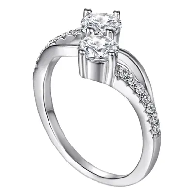 Tong Lin Europe and the United States cross-border Amazon s925 silver creative 8 letters inlaid zircon light luxury simple ring jewelry wholesale