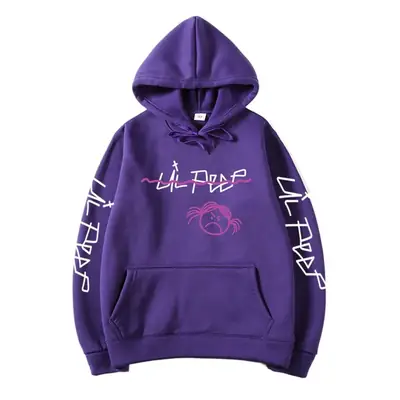 Men Printed Hoodie Lil Peep Yellow