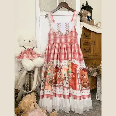 Cute Sweetheart Lolita Jsk Dress with Print