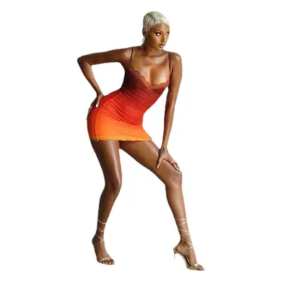 Explosive Color Block Slim Fit Dress for Women