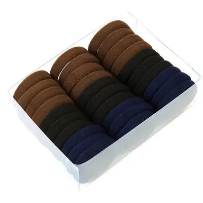 Korean Style Hair Rings with Colorful Rubber Tendon