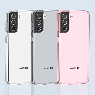 Transparent Glitter Samsung Galaxy S30 S21 Phone Case