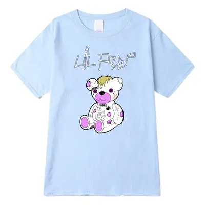 Lil PEEP Printed T-Shirt for Men Women White Loose Fit