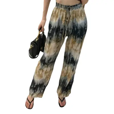 2021 Summer Tie-Dyed Wide Leg Pants for Women