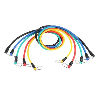 Factory direct supply multifunctional 11-piece tension rope tension belt elastic rope fitness set training Belt