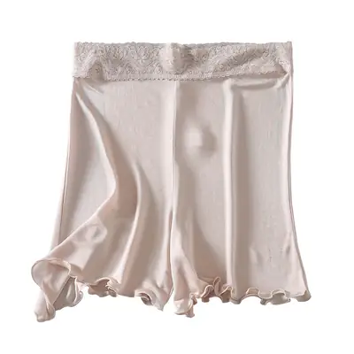 Women's Silk Lace Pajamas Non-Hemming Anti-Slip