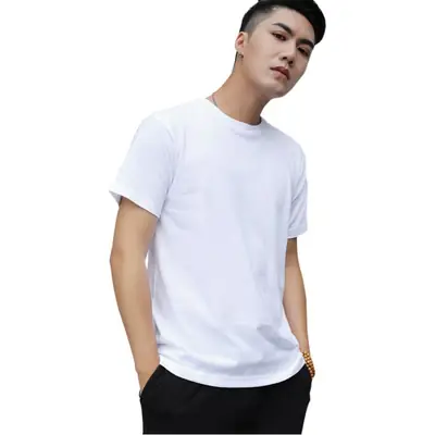 230g Heavy Cotton Black T-Shirt for Men Women