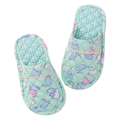 New Spring and Autumn Winter Children's boys and girls home indoor cartoon closed toe rubber bottom warm fabric cotton slippers