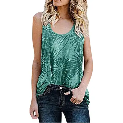 2023 Leopard Print Sleeveless Vest for Women