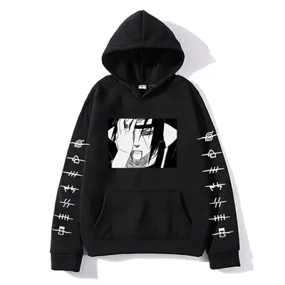 Orange Naruto Hoodie for Men Women Casual Hooded Sweatshirt