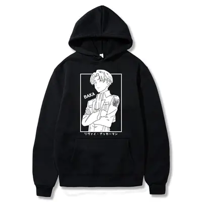 Pink Cross-Border Attack on Titan Hooded Sweatshirt for Men Women