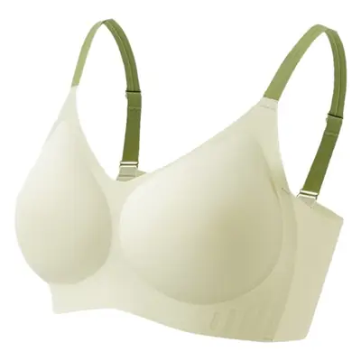 Foreign Trade Intimates Macaron Seamless Soft Support Pull-Up Fixed Cup Bra Push-Up Adjustable Latex Soft