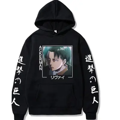 Attack on Titan Ackerman Printed Hoodie for Men