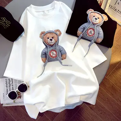 Tom & Jerry Printed Women T-Shirt Black Loose Fit