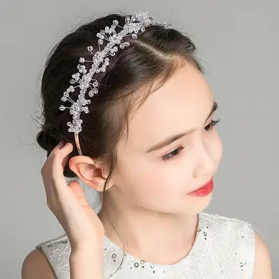 Children's Crystal Hairband for Bridal & Party Wear