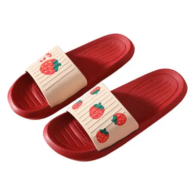 Women's Pink Cartoon Sandals with Anti-Slip Soles