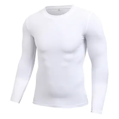 White Long Sleeve Tensile Base Shirt for Men Women Kidsren