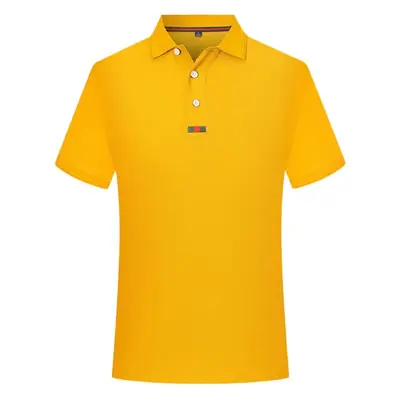 Men's White Polo Shirt with Logo Embroidery
