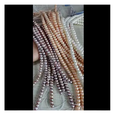 New S925 Natural Freshwater Pearl Earrings 18K Gold Plated