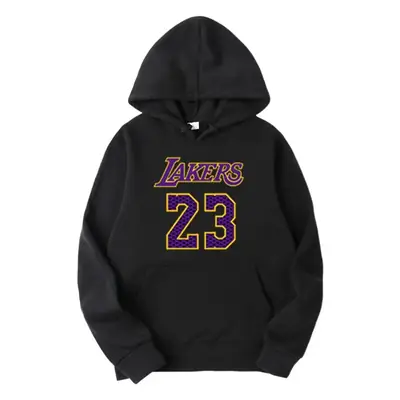 New Men's White Lakers 24 Hoodie Large